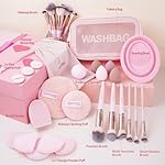 MAANGE 37 Pcs Makeup Brush Set Premium Synthetic Make Up Brushes Foundation Eye Shadow Powder Concealers Brushes Set for Beginners Professional Makeup Tool Set (Pink) - Image 2