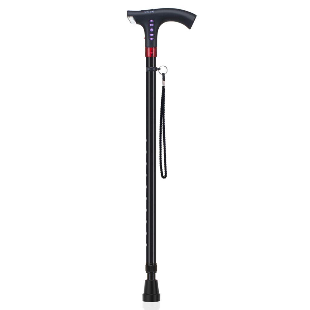 Canes- Smart Multi-Function Radio MP3 Lighting Old Man Crutch (Edition : B)