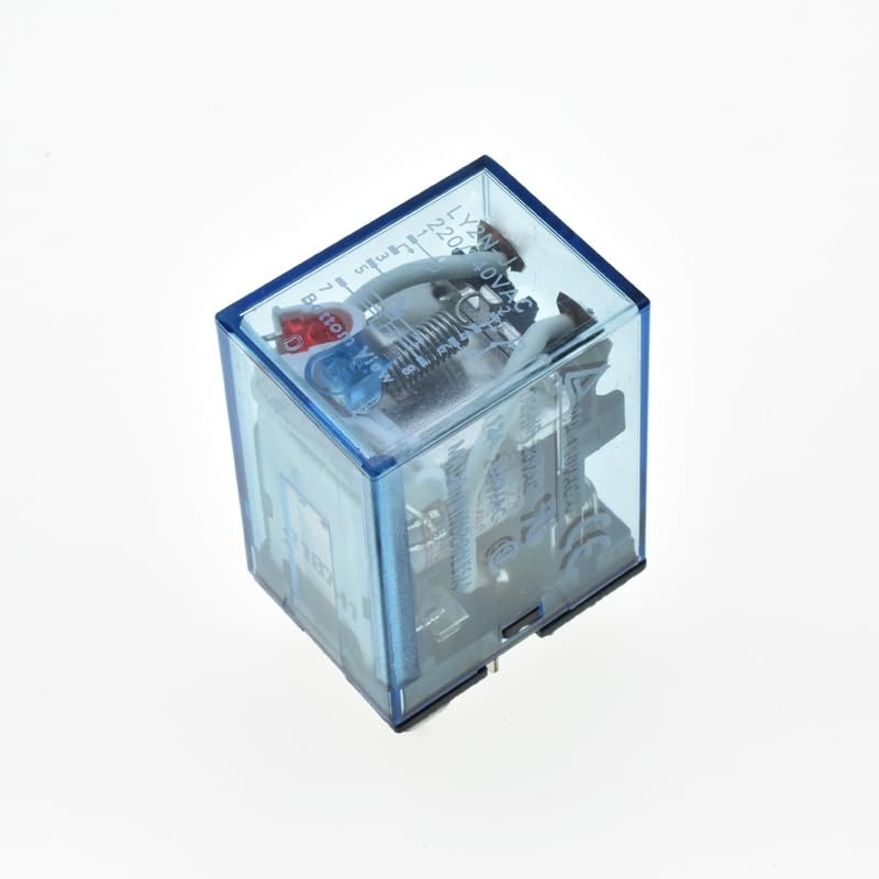 Relé intermedio LY2N-J AC110V de ocho pines con base IEC255 de 10A para control eléctrico
