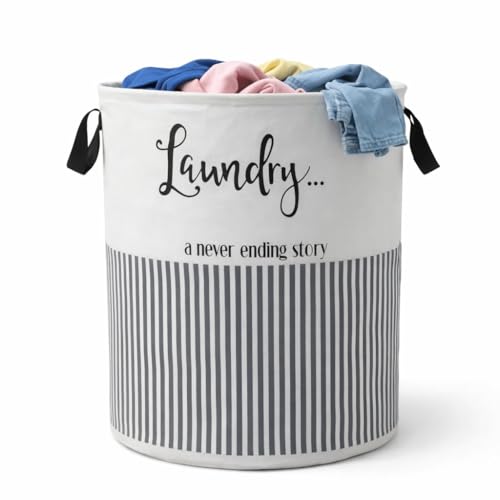 Laundry Bag/Laundry Basket/Clothes Storage Box/Storage Basket/Storage Bag, 48L (Grey)