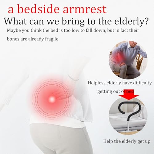 Barre de support de lit médical et poignée de sécurité pour adultes - 4