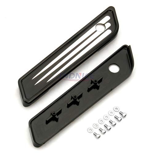 Cubiertas de bisagra de maleta para Harley con borde de aluminio para Road King FLHR, Street Glide FLHX, Road Glide FLTRX, Electra Ultra Classic FLHTCU 2014-2019 miniatura 1
