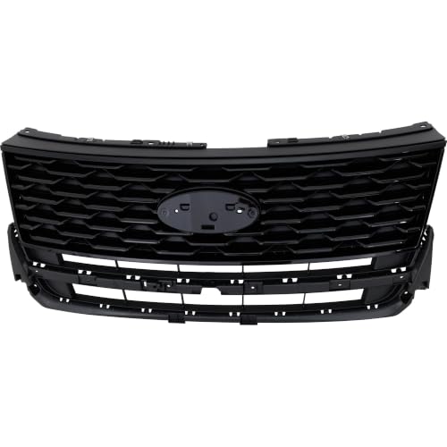 Image of Garage-Pro Grille Assembly For Ford Explorer 2018-2019 Textured Black