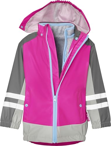 Regen-Set, Zweiteilig 3-in-1 Regenjacke und Regenhose, Fleece-Futter