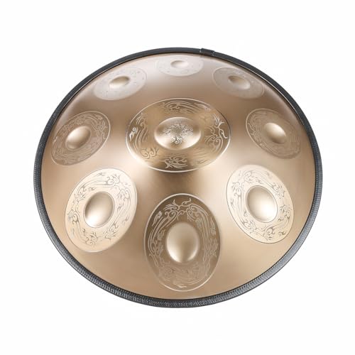 Handpan Drum D Minor 9/10/12 Notas Handpan Drum 22 Pulgadas Handpan Drum 432Hz/440Hz para Principiantes, Profesionales y Musicoterapeutas (Un Color-9 Notas(432Hz)) miniatura 2