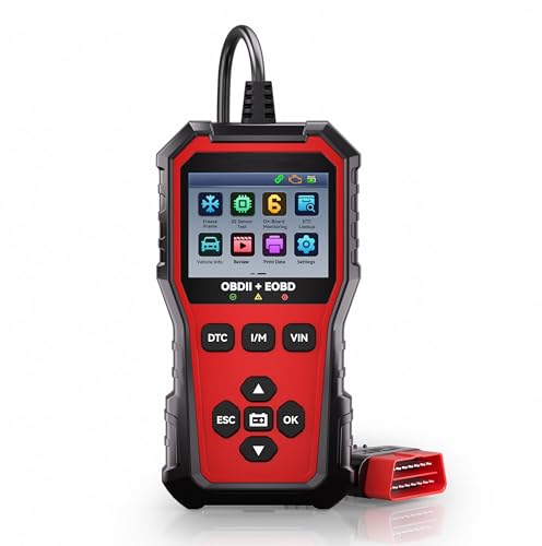 OBD2 Valise Diagnostic Auto pour Ford Fiesta Focus Escape Kuga Edge Explorer Ranger, Outil de Diagnostic Automobile pour Lecture et Effacement des Codes Défaut