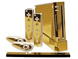Gold Chrome Mirror Vinyl Decal Faceplate Mod Skin Kit for Nintendo Wii Console by System Skins
