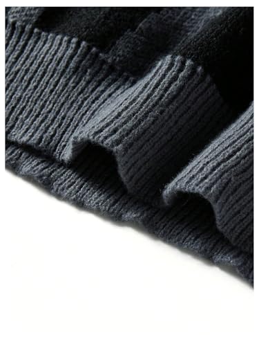 Men's Graphic Sweater Gothic Crew Neck Long Sleeve Knitted Pullover Top Fall Outfits3