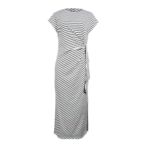 Robe moulante rayée confortable et ajustée pour sublimer le corps - 3