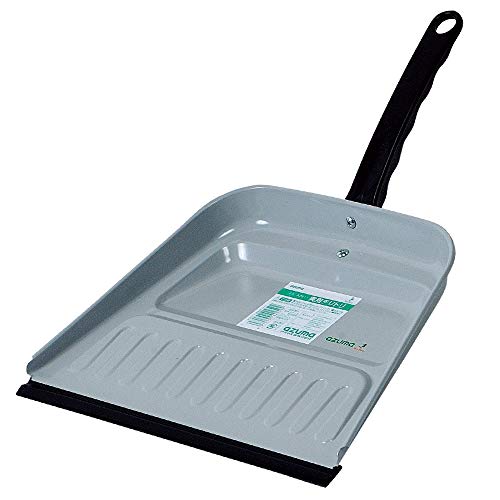Azuma Dustpan Practical Dustpan Width: Approx. 10.2 inches (26 cm), Thin and Durable Iron Plate Dustpan AZ611