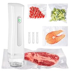 Acmeenjoy Macchina Sottovuoto per Alimenti, Sottovuoto Alimenti Portatile con 20 Sacchetti Sottovuoto Riutilizzabili, Macchina Sottovuoto per la Cottura Sottovuoto e la Conservazione Degli Alimenti