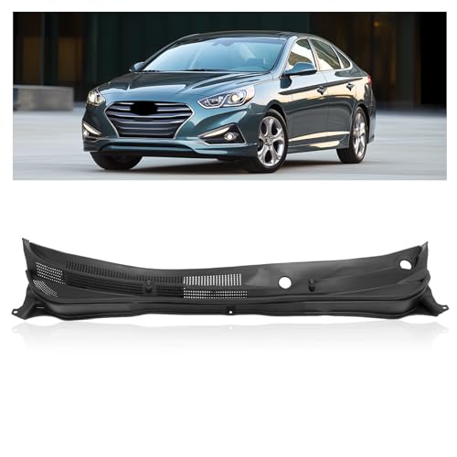 JMTAAT Windshield Wiper Cowl Panel Grille Compatible with 2011-2014 Hyundai Sonata Replacement for 86150-3S000 86150-3Q000 Front Center Air Inlet Window Cover