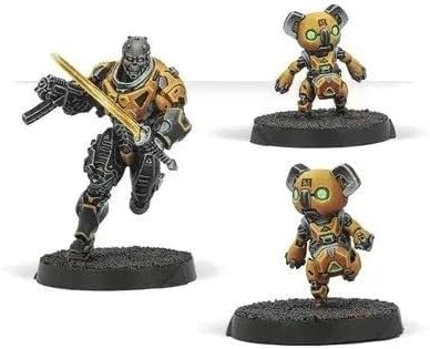 Miniatura 2 de Infinity Hulang Shocktroopers (metralleta) - Miniatura sin pintar de Corvus Belli - Compatible con Infinity y otros RPG de mesa TTRPG
