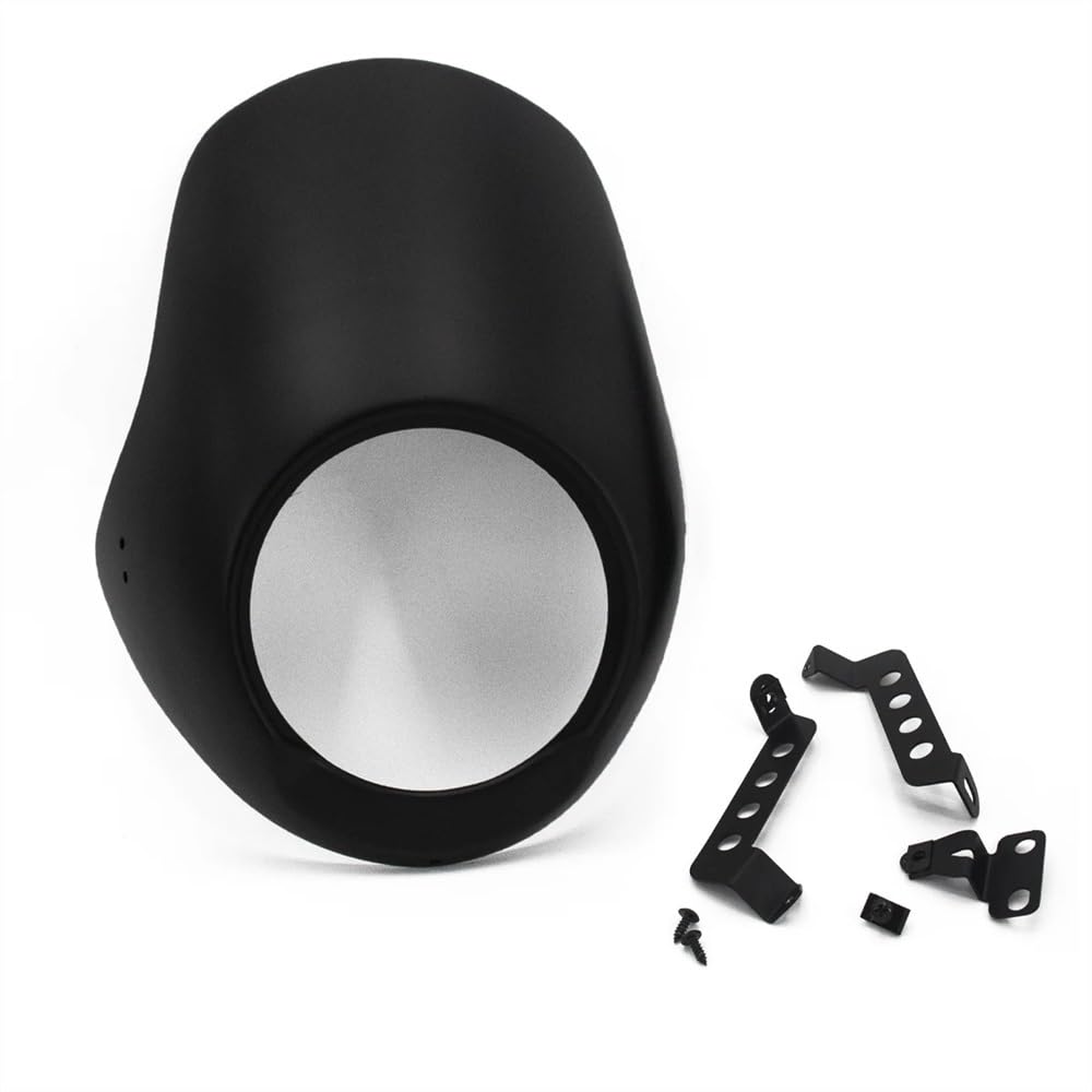 Moto Saut de Vent Couvercle de Pare-Brise de Phare Rond de Moto pour Hyosung GV125S GV300S, carénage d'écran en Plastique ABS