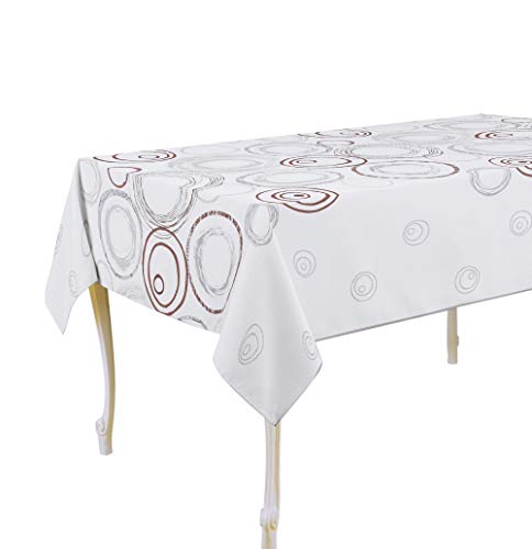 My Jolie Home Mantel antimanchas, a prueba de derrames, círculo neutro de líquidos