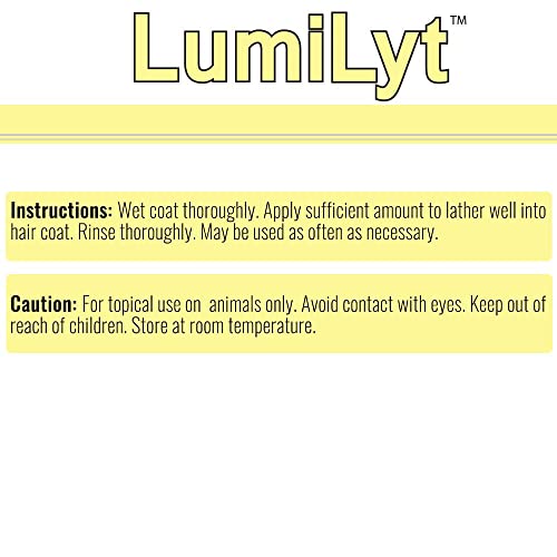 Image of LumiLyt Shampoo - General Cleansing, Grooming, & Conditioning Pet's Hair Coat - Effective for Both Cats & Dogs - Contains Oatmeal & Vitamins, 12 fl oz