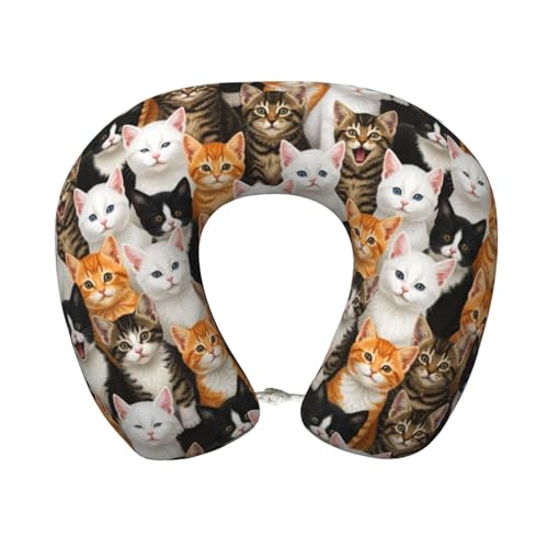 Almohada de espuma viscoelástica para cuello ergonómica