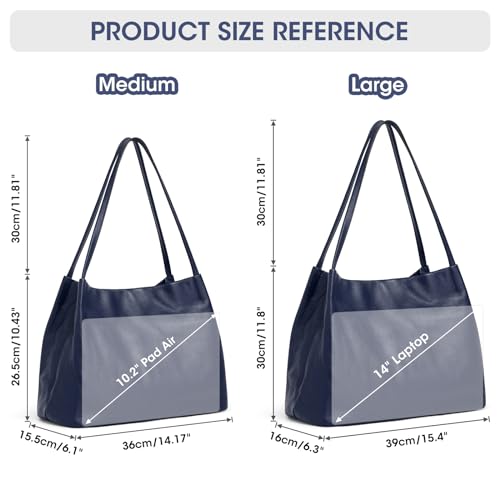 Image of Kattee Leather Tote Bags for Women, Casual Shoulder Hobo Purses and Handbags, Top Magnetic Snap Closure