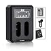Produktbild NP-BX1 USB Dual Akku Ladegerät Adapter für NP-BX1 Akku für Sony RX100 VII VI VA V IV III II, RX1 RX1R RX1RII CX405 CX440 HX99 HX95 HX350 HX400V WX500 WX350 HDR-CX405 CX40 FDR. -X300 0R X3000.