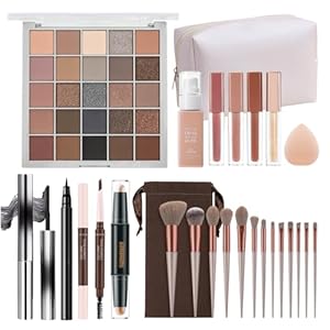 Makeup Set For Women – Makeup Full Kit For Beginners & Professionals – Make Up Set Include Eyeshadow Palette, Lip Gloss Set, Face & Eye Make Up, Makeup Brushes And Bag – Women Make Up Set Gift