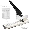 Heavy Duty Stapler with 8000 Staples,Manual Large Office Stapler for 2-240 Sheets,High Capacity Desk Top Stapling Machine with Adjustable Paper Guide
