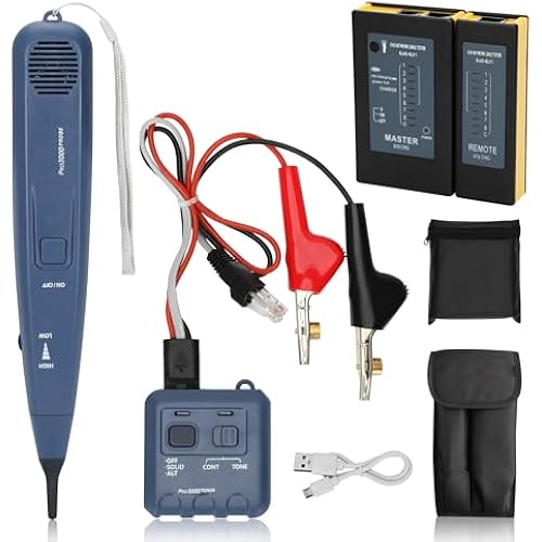 Pro3000 Tone Generator and Probe Kit Bundle with Network Cable Tester