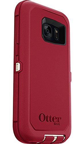 OtterBox Rugged Protection Defender Series Case for Samsung Galaxy S7 (Fits Galaxy S7 Only) - Bulk Packaging - (Sand/Flame RED)