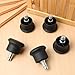 Vosarea 5pcs Patins en Feutre Chaises Glisse roulettes Meubles de Remplacement pour...