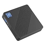 Z83-F Fanless Mini PC, 4GB/64GB eMMC, Intel Atom x5-Z8350, 4K HD Graphics/ 2.4G+5.8G WiFi/ 1000M LAN/BT 4.2, Dual HDMI&VGA Output, Support Auto Power On