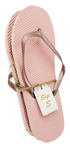 Image of Bulk Flip Flops for Weddings | 48 Pairs | Reception Guest Slippers | Women Men Beach Pool Wholesale Sandals Pack