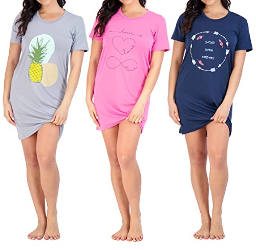Image of Women's Ultra-Soft Lounge Pajama Shorts 3-Pack