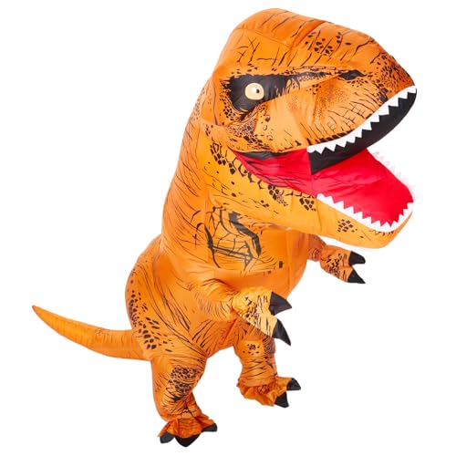 Inflatable Dinosaur Costume Adult&Kid, Blow Up Trex Costume Inflatable Costume for Halloween Themed Party Cosplay2