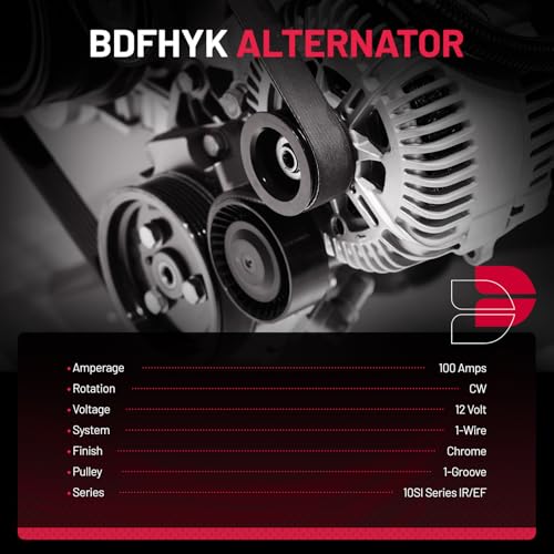 Image of BDFHYK Alternator Compatible with Hyundai Sonata 2010-2013 2.4L l4, Compatible with Kia Optima 2011-2013 2.4L l4 Replace 11491 37300-2G150