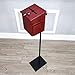 FixtureDisplays® MDF Donation Box Floor Stand Lobby Foyer Tithes & Offering Suggestion Collection Ballot Box 11065+1040S-NPF