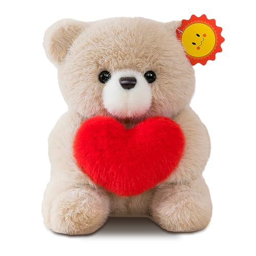 AURIXOEU Oso de Peluche, 25 cm Osito de Peluche Juguetes, Teddy Bear Peluches, para Novia, Novio, Navidad Día De San Valentín Cumpleaños Boda Fiesta Regalo(Marrón Claro) AURIXOEU Oso de Peluche, 25 cm Osito de Peluche Juguetes, Teddy Bear Peluches, para Novia, Novio, Navidad Día De San Valentín Cumpleaños Boda Fiesta Regalo(Marrón Claro)