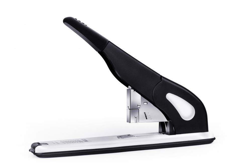 SAX Heftgerät 399-09 in Schwarz – "3XL" Starkhefter, Kapazität für 20-200 Blatt, Max. Hefttiefe 70mm, Langlebiges Design,