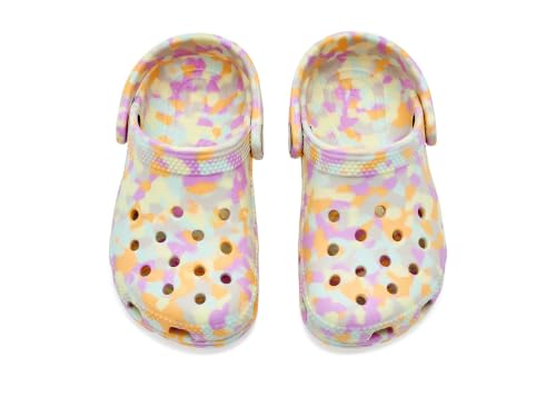Image of Crocs Unisex-Child Classic Watercolor Marbled Clog