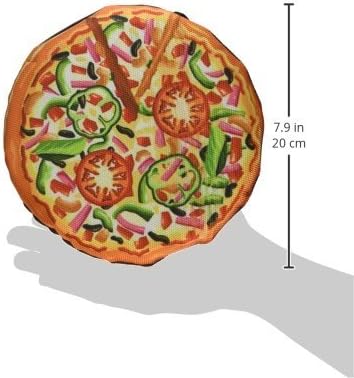 Miniatura 2 de Pizza de Nueva York 7 pulgadas Juguete resistente para perros - Chillamos!