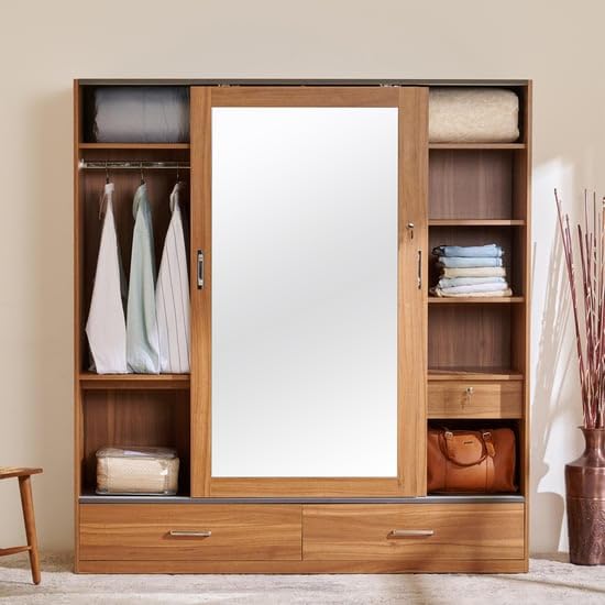 Ozone Furniture Sliding Wardrobe with Glass-image-47