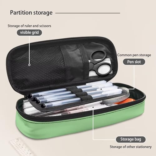 Image of Mushroom Frog Pencil Case for Girls 6-8 8-10 10-12 School Pen Holder Teen Pencil Bag Multifunction Stationery Organzier Travel Cosmetic Bags Purse School Office Classroom Desk