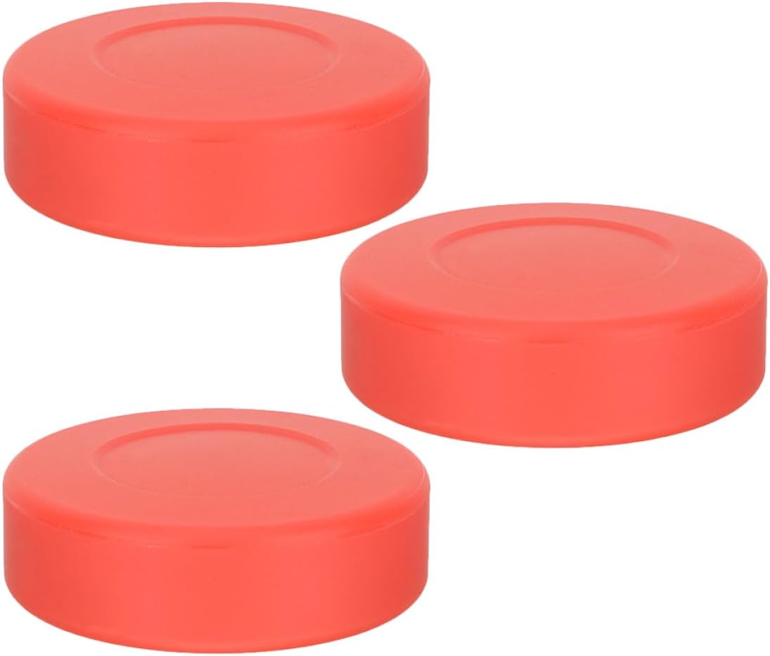 BESPORTBLE 3pcs Ice Hockey Practice Pucks Hockey Pucks for Boys and Girls Training Adjustable Hardness Balls