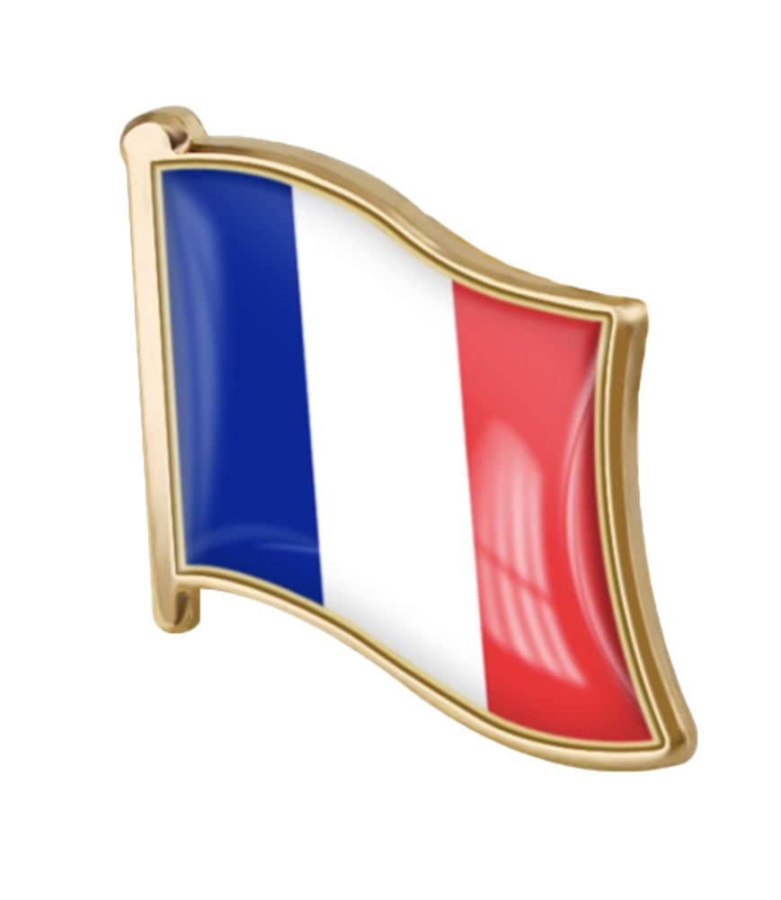 vmcoatdu Country Flag Pin Badge International Travel Brooch Metal Alloy Souvenir Pin for Hat Clothes Backpack