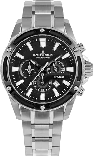 Montre Jacques Lemans Liverpool 1-2141E Chronographe, finitions premium