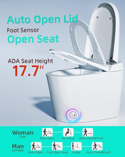 Luxury Smart Toilet with Bidet and Dryer