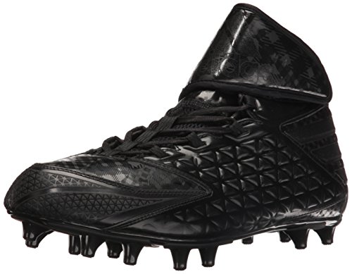 adidas Men's Freak X Carbon Mid Football Shoe, Black/Black/Black, 14 M US