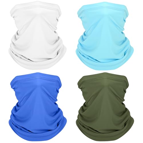Cooling Neck Gaiter, Summer UV Face Mask Dust Balaclava, Neck Gator Bandana Face Cover for Sun Protection for Men Women Outdoor