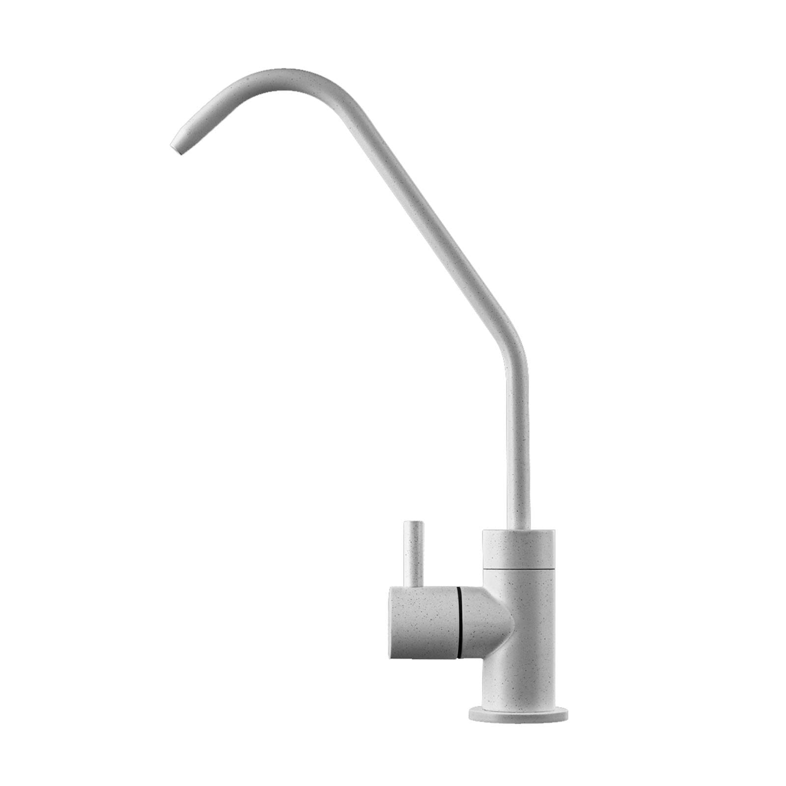 Robinet de cuisine eau pure sans chlore avec mitigeur orientable 360 blanc anti-tartre