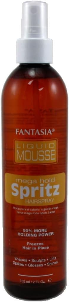 Spritz Liquid Mousse 12 Ounce Pump (Mega) (354ml) (2 Pack)