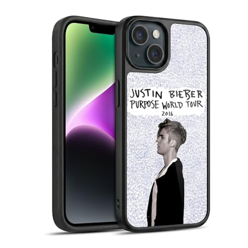 Coque Apple iPhone 14 Justin Bieber 2016 avec protection renforcée contre les chocs du quotidien