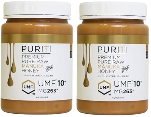 【まとめ買い】PURITI プレミアム ピュアロー マヌカハニー UMF 10+ 1kg ? 2本 おまけつき